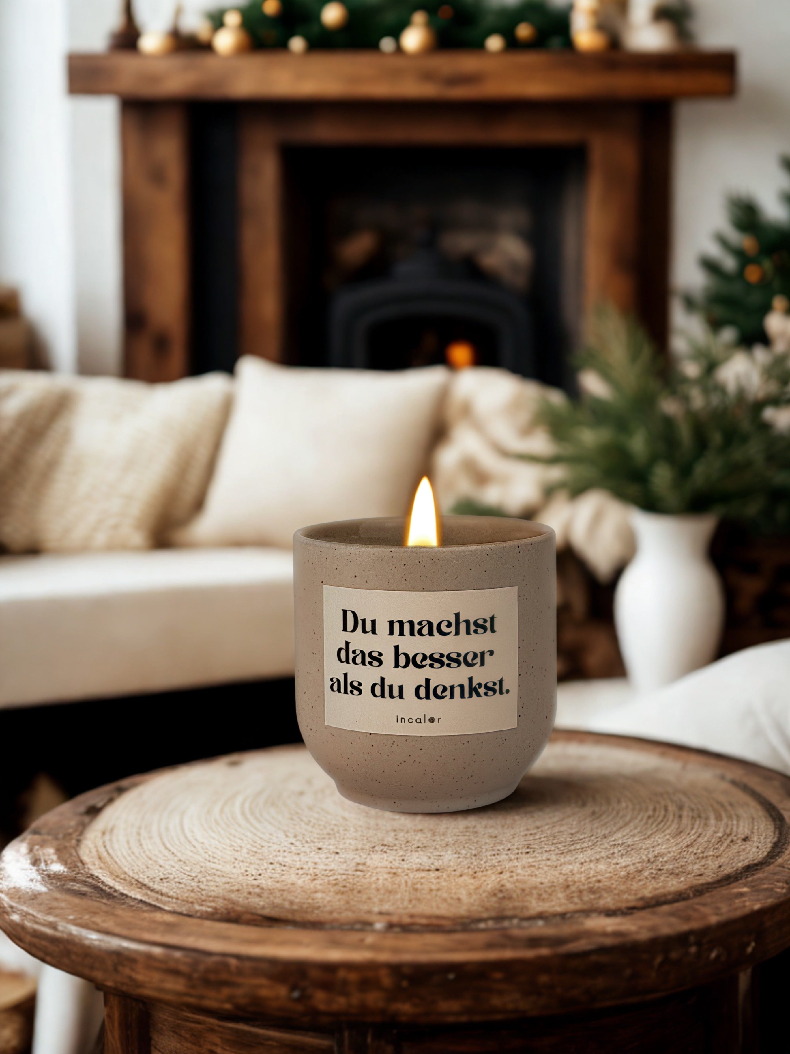 Kerze "Du machst das besser als du denkst."